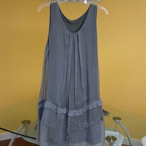 Gray Sleeveless Dress
